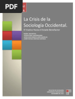 La Crisis de La Sociología Occidental