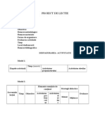 Proiect de Lectie - Modele