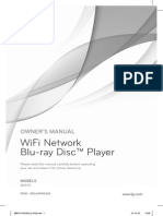 Wifi Network Blu-Ray Disc™ Player: Owner'S Manual