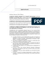 Mission Sud - Appel Des Élus Au Boycott PDF