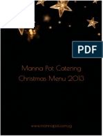 Christmas Menu 2013