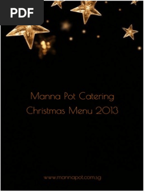 Christmas Menu 2013