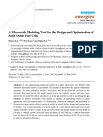 Energies: A Microscale Modeling Tool For The Design and Optimization of Solid Oxide Fuel Cells