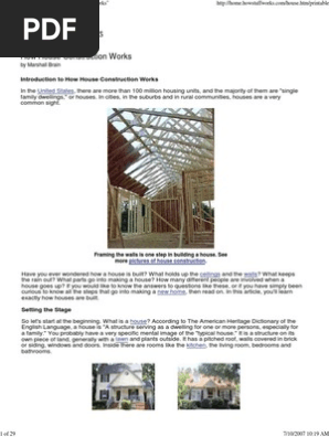How House Construction Works