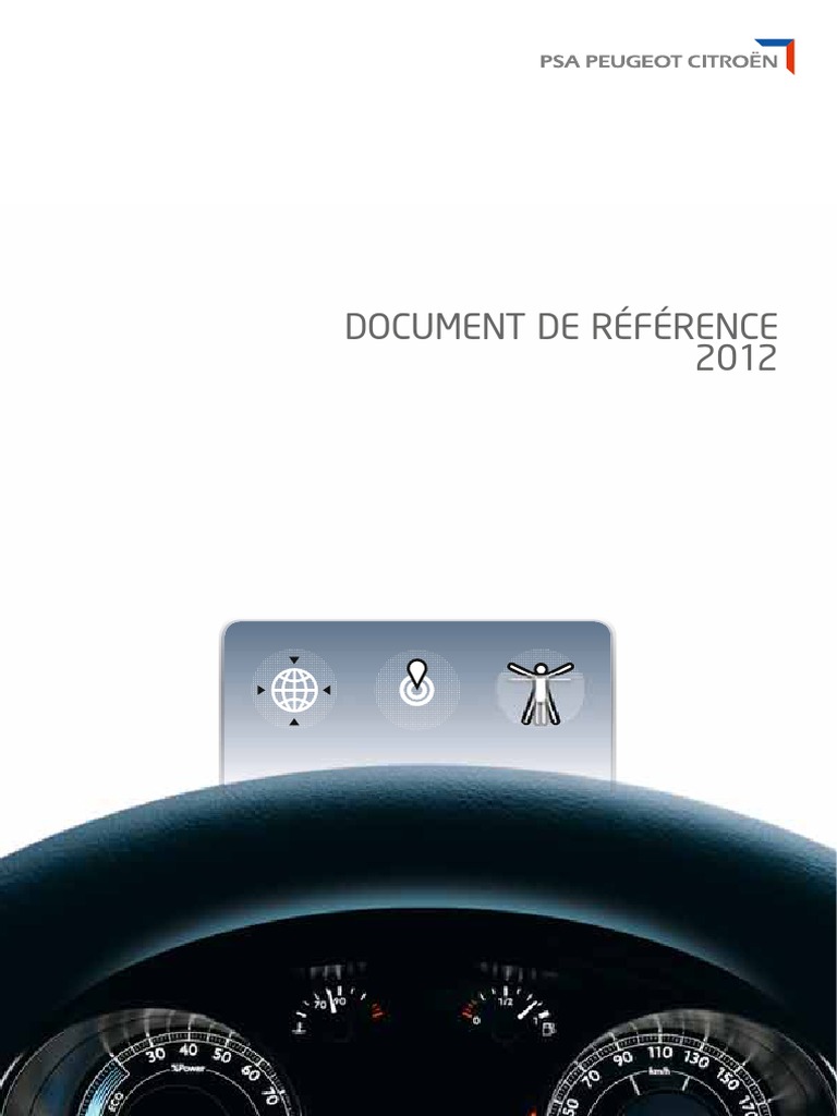 Document de Reference PSA 2012 | PDF | Risque | Environnement naturel