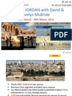 ISRAEL & JORDAN Tour With David & Evelyn McBride in 2014