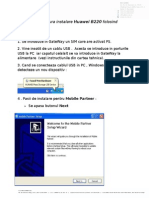 Instalare Huawei B220 HSDPA Wireless Gateway