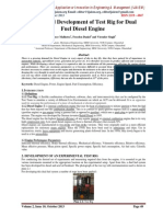 Design and Development of Test Rig For Dual Fuel Diesel Engine