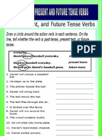 Past, Present and Future Tense Verbs