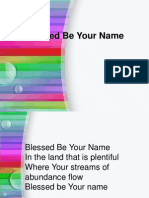 Blessed Be Your Name