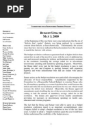 Budget Update May 2005