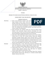 Peraturan Daerah provinsi Gorontalo Nomor 4 tahun 2011 Tentang Rencana Tata Ruang Wilayah Provinsi Gorontalo Tahun 2010 - 2030