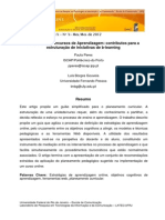 Desenhando Percursos de Aprendizagem: Contributos para A Estruturação de Iniciativas de B-Learning