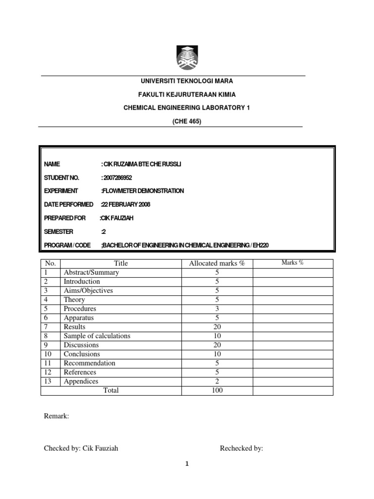 Flowmeter Demonstration PDF Flow Measurement Fluid Mechanics