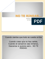 No Te Rindas