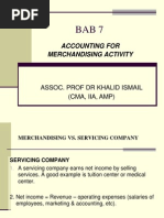 Lecture 4 Accounting for Merchandising