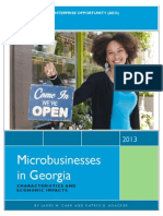 Microbusinesses in Georgia - Characteristics and Economic Impact