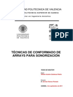 Tecnicas de Conformado de Arrays Para Sonorizacion