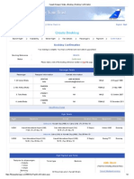 Kuwait Airways - Make A Booking - Booking Confirmation