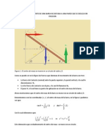 Estudio Del Movimiento de Una Barra Recostada A Una Pared Que Se Desliza Sin Friccion