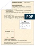 Management Functions and TheoriesTITLE Evolution of Management Thought