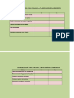 lista de cotejo para evaluar la planificacin de la encuesta