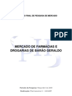 Relatório Pesquisa de Mercado - Pharmaceutica JR