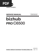 Konica Minolta Bizhub C6500 Field Service Total Manual