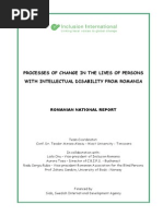 Processes Of Change In The Lives 1 Intellectual Disability Disability