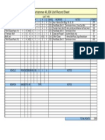 Warhammer 40,000 Unit Record Sheet: Race