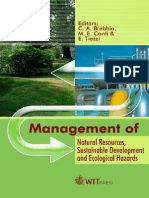 Management of Natural Resources Sustainable Development and Ecological Hazards