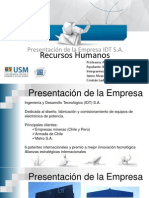 Presentacion 1 Recursos Humanos IDT SA