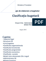 Clasificatia Bugetara BASS - FAOAM