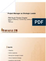 project manager as strategic leader - nathaniel quintana
