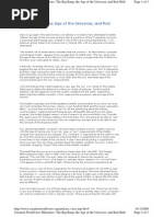 Download The Big Bang The Age of the Universe And Red Shift by redhooded48 SN18764299 doc pdf