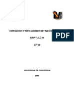 Capítulo III - Metalurgia Extractiva Del Litio