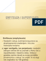 Institucije Rimskog Prava I Emfiteuza, Superficijes