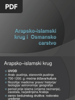 Arapsko-Islamski Krug I Osmansko Carstvo