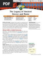 Greek and Roman Governments Comparisons