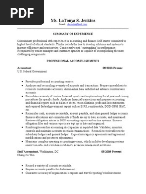 latonya jenkins resume