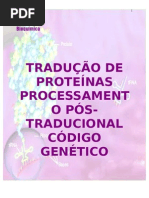 tradução protéica
