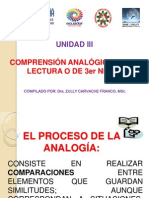 UNIDAD III. COMPRENSION ANALÓGICA DE LA LECTURA..pptx