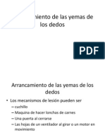 Lesiones dedos manos: tratamiento y cuidados