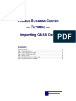 Tutorial 2. Importing GNSS Data