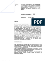 Chile. Decreto 66 Irregular Reglamento de Consulta Indigena