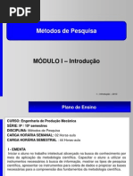 Módulo I - MP Introdução  - 2013