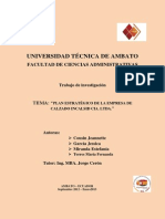 Plan Estrategico de La Empresa Incalsid SEGUNDA PARTE