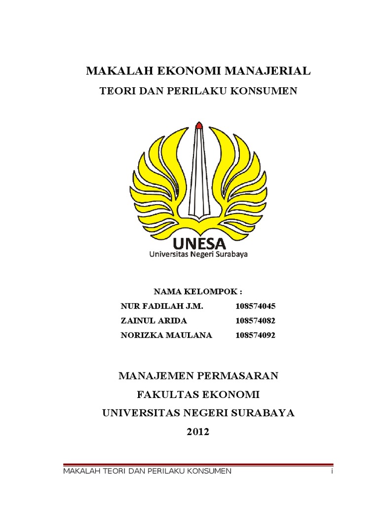 Makalah Ekonomi Manajerial