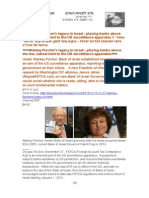 13-11-27 Stanley Fischer's legacy in Israel - placing banks above the law, subservient to the US surveillance apparatus // סטנלי פישר ותרומתו למדינת ישראל - בנקים מעל לחוק, פועלים עבור שירותי הריגול של ארה"ב 