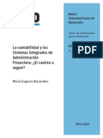 La Contabilidad y Los Sistemas Integrados de Administracion Financiera - El Camino A Seguir